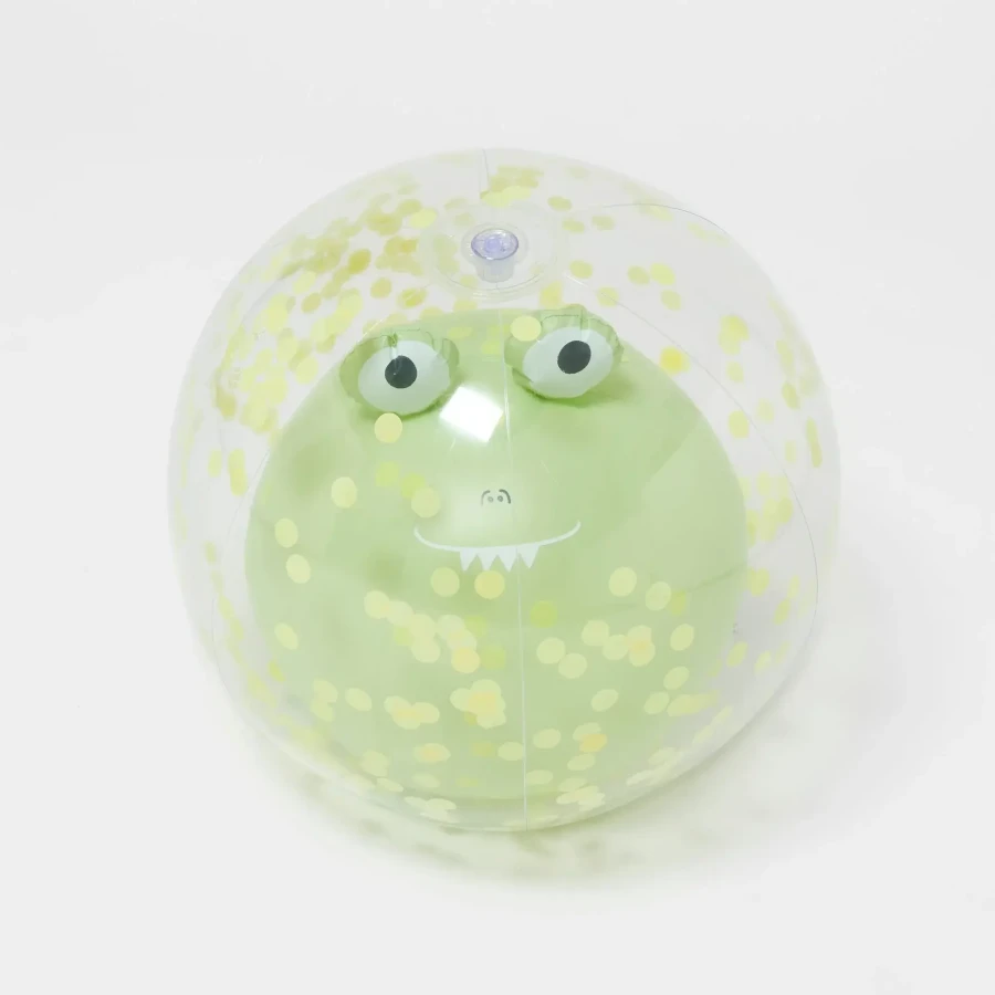 Nadmuchiwana piłka plażowa 3D Cookie the Croc - Light Khaki / Sunny Life
