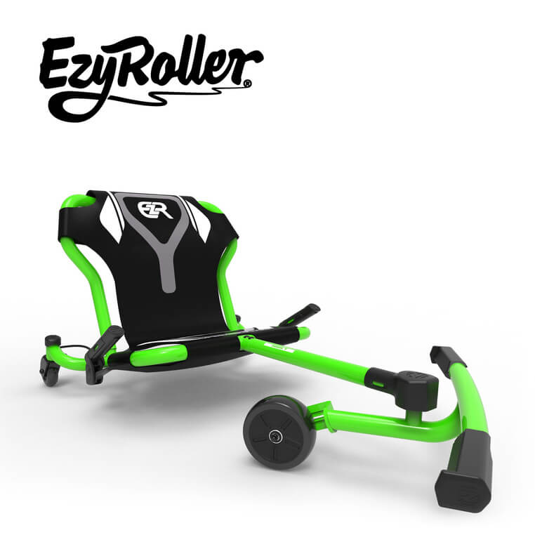 EzyRoller Spinner Pro X Pojazd gokart napędzany nogami z funkcją 360° 10 lat+ - Green / EzyRoller