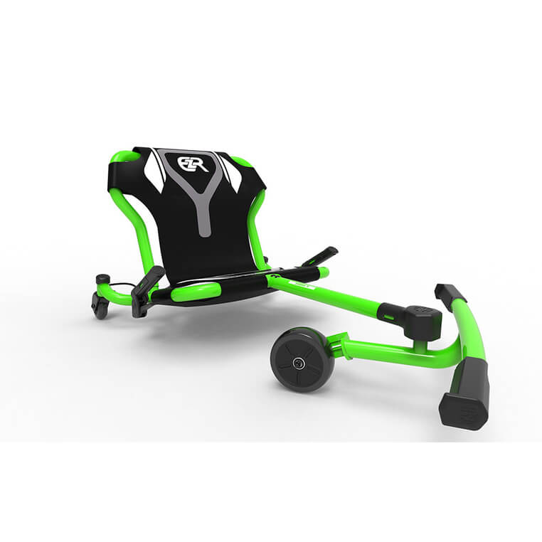 EzyRoller Spinner Pro X Pojazd gokart napędzany nogami z funkcją 360° 10 lat+ - Green / EzyRoller