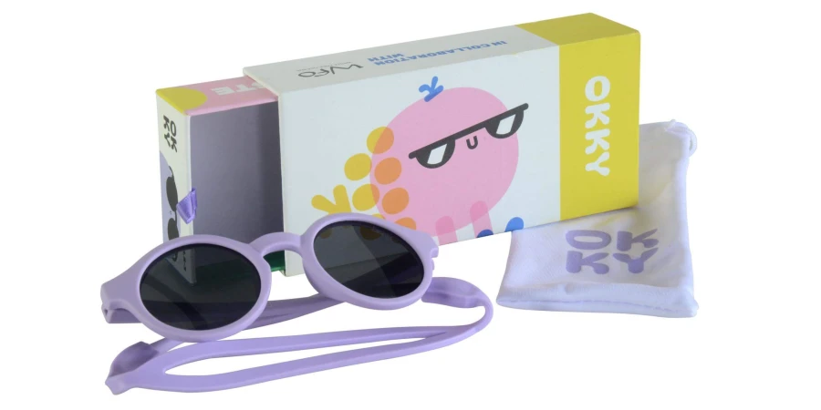 Okulary przeciwsłoneczne OKKY 1,5-3 lat - lilac / OKKY
