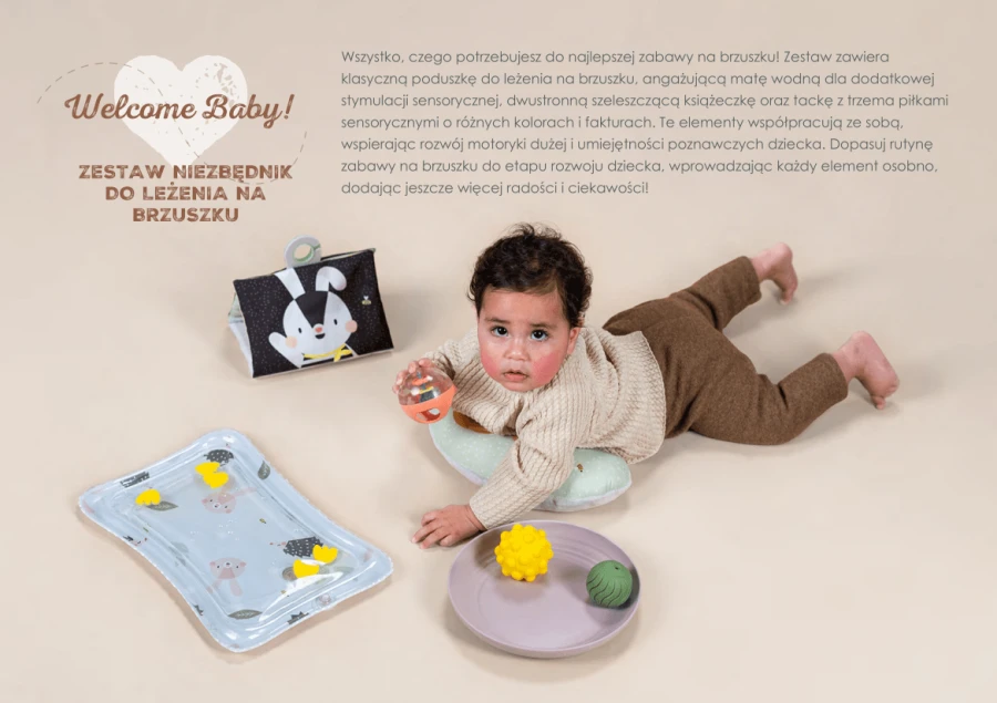 Zestaw niezbędnik do leżenia na brzuszku / Taf Toys