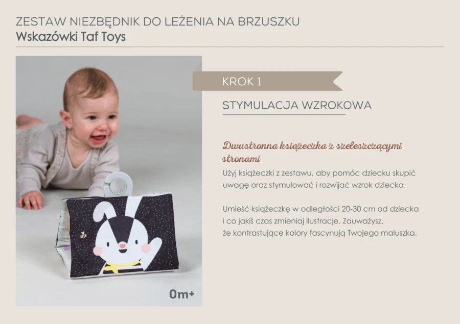 Zestaw niezbędnik do leżenia na brzuszku / Taf Toys