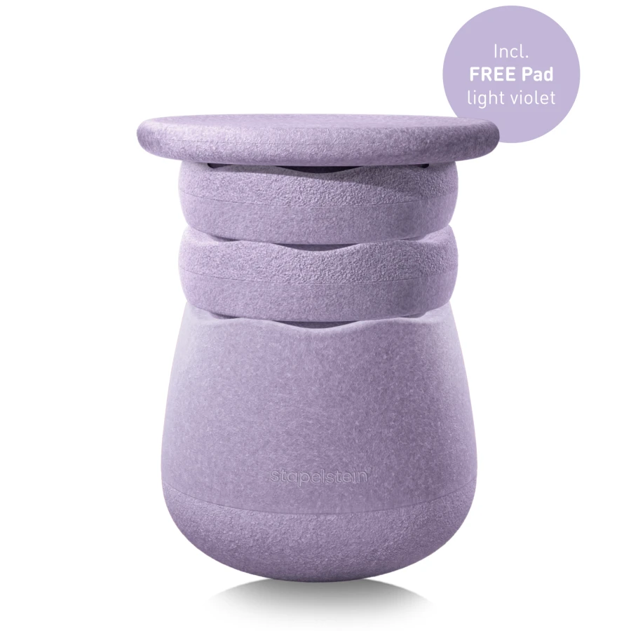 Aktywne siedzisko Dynamic all light violet 4 el. + free Pad / Stapelstein