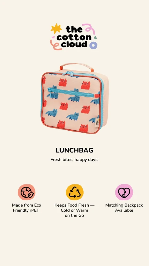 Torba termiczna, lunchbag- Woof Gang / The Cotton Cloud