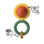 Kauczukowa grzechotka sensoryczna Evolutive Capsule / Oli & Carol