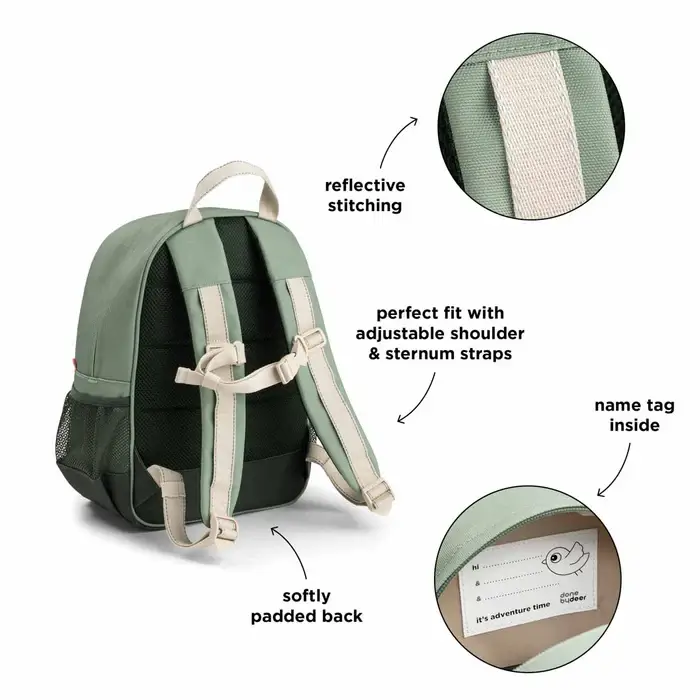 Plecak Junior 13 l Tiny Trails Green / Done by Deer