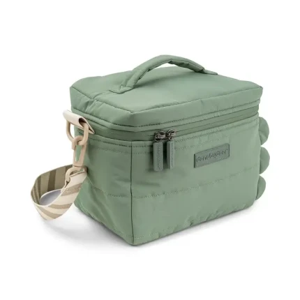 Torba termiczna na lunch Pikowana Croco Green / Done by Deer