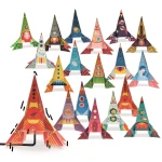 EASY ORIGAMI - zestaw kreatywny - RAKIETY / Ludattica