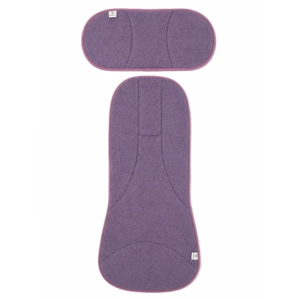 Dwuczęściowa wełniana wkładka termoregulacyjna MAXI PLUS merino do fotelika (15-36 kg) WRZOS / Patulove