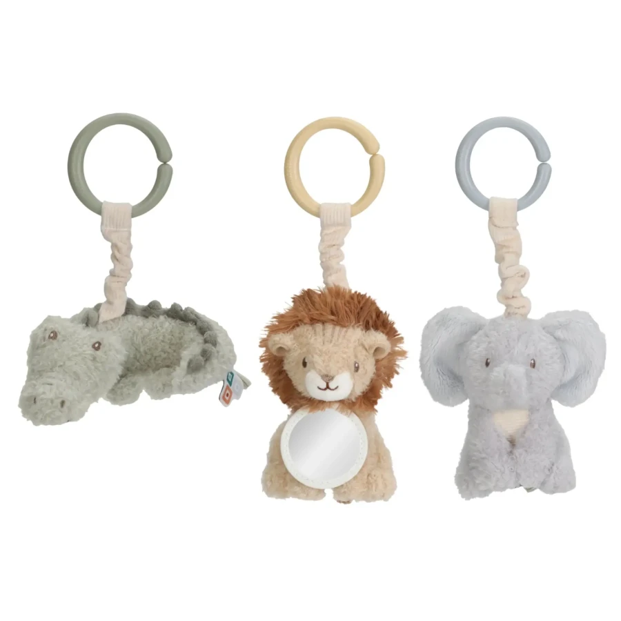 Zestaw 3 zawieszek Safari Friends / Little Dutch