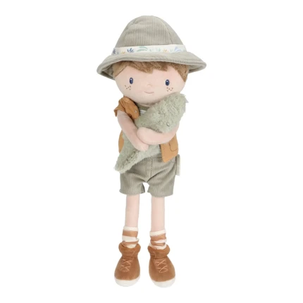 Laleczka Chłopiec Jim Safari Friends 35cm / Little Dutch