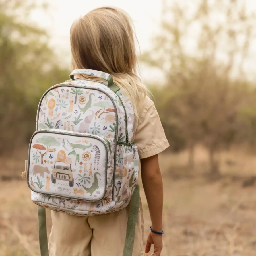 Plecak duży Safari Friends 35cm / Little Dutch