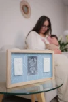 Ramka na dwa odciski i zdjęcie - Fale / Petit Artichaut