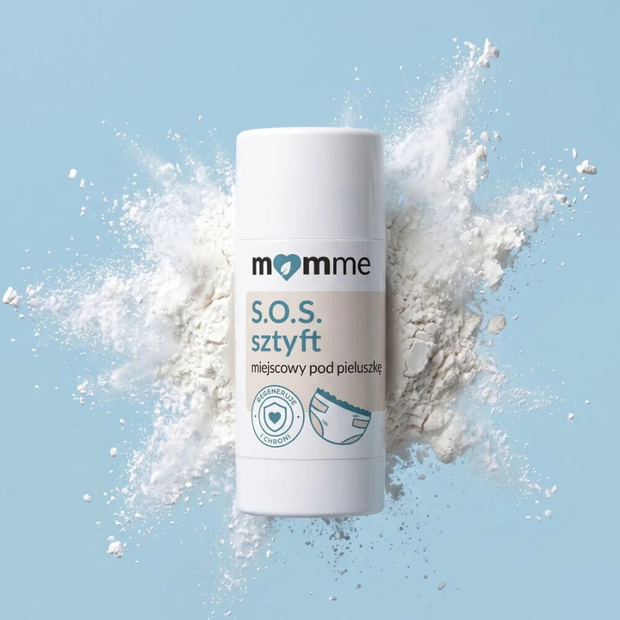 Sztyft SOS miejscowy pod pieluszkę, 30g / MomMe