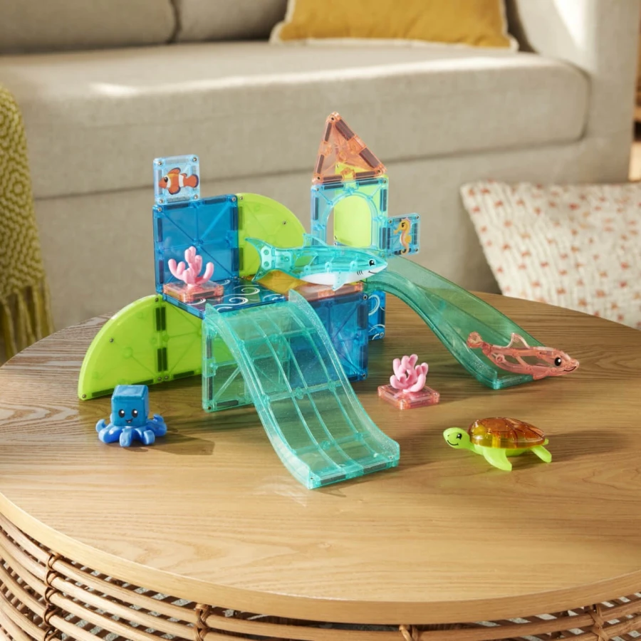 Klocki Magnetyczne Coral Reef, 25 el. / Magna-Tiles