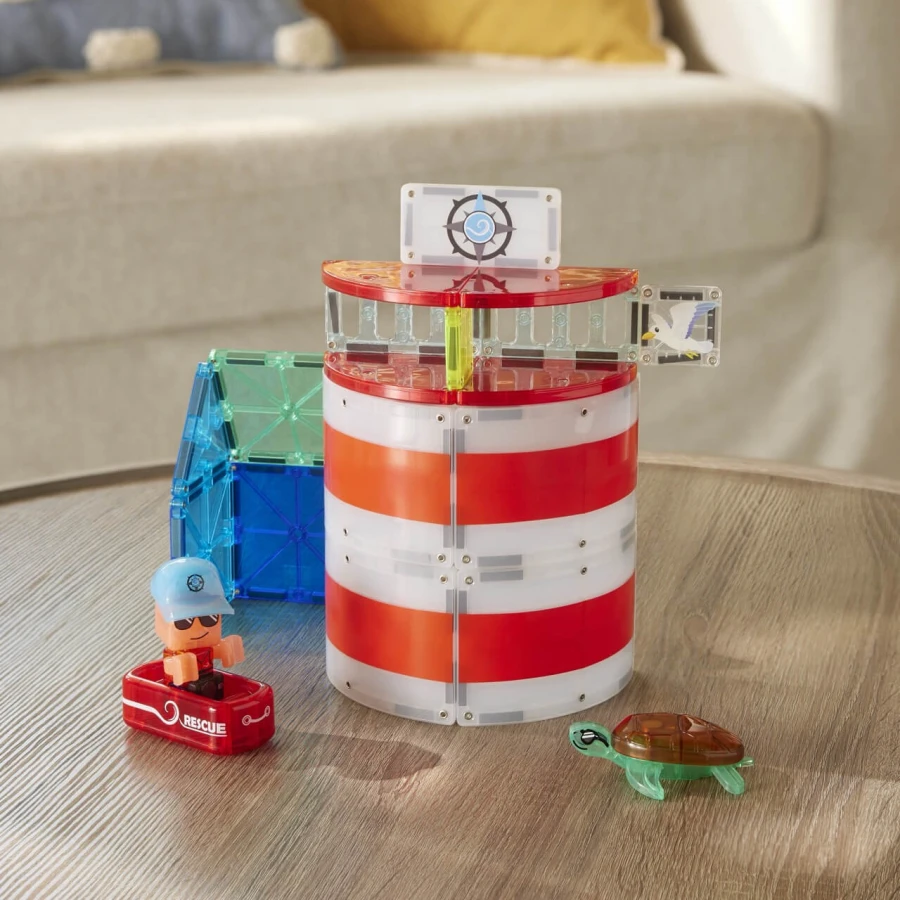 Klocki Magnetyczne Lighthouse Rescue, 26 el. / Magna-Tiles
