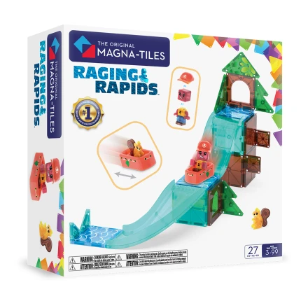 Klocki Magnetyczne Raging Rapids, 27 el. / Magna-Tiles