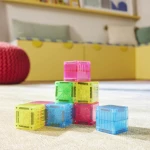 Klocki Magnetyczne microMAGS Cubes, 9 el. / Magna-Tiles
