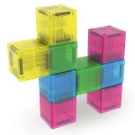 Klocki Magnetyczne microMAGS Cubes, 9 el. / Magna-Tiles