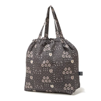 Shopper Bag z kieszonką BANDANA MOCCA (BANDANA CHOCO) / La Millou
