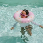 Koło do pływania dla dzieci Ø55 cm - Pink, Cozy Hearts / The Swim Essentials