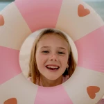 Koło do pływania dla dzieci Ø55 cm - Pink, Cozy Hearts / The Swim Essentials