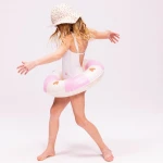 Koło do pływania dla dzieci Ø55 cm - Pink, Cozy Hearts / The Swim Essentials