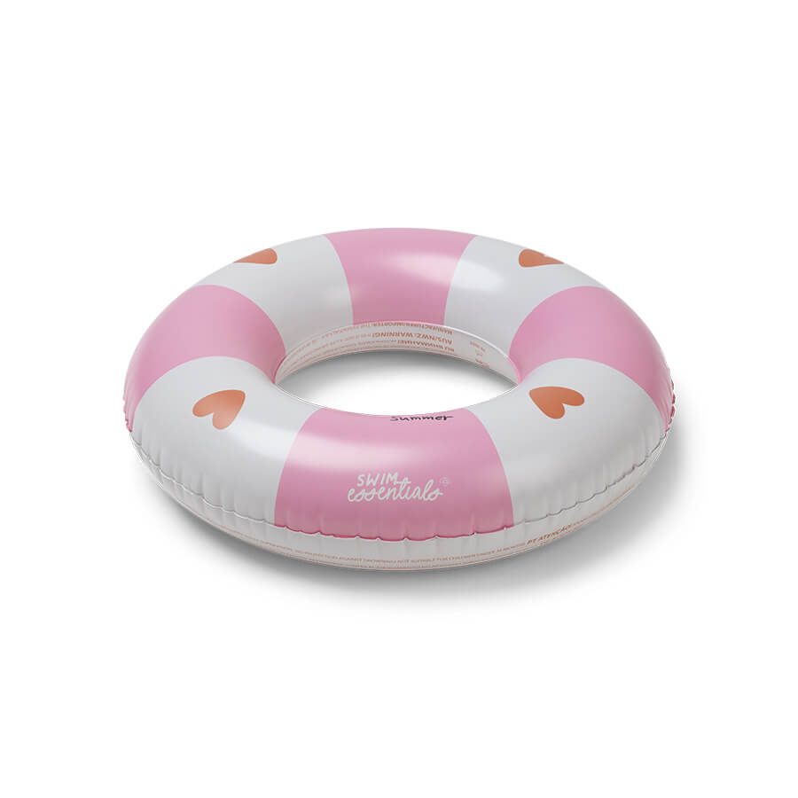 Koło do pływania dla dzieci Ø55 cm - Pink, Cozy Hearts / The Swim Essentials