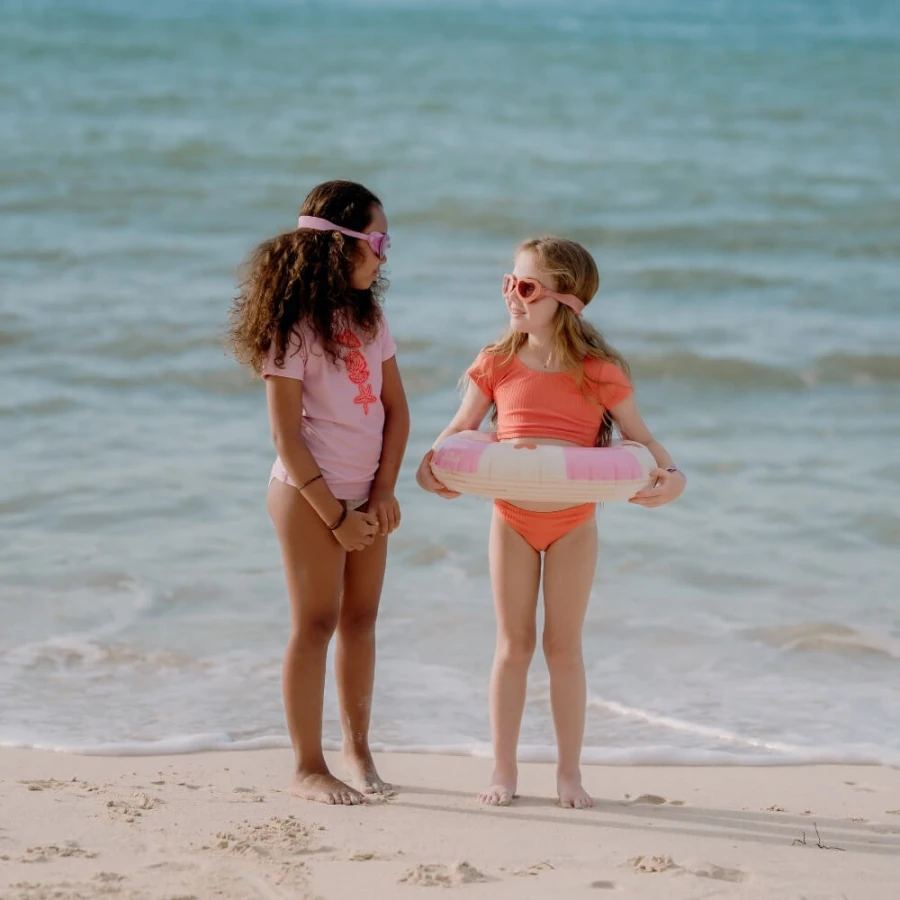 Koło do pływania dla dzieci Ø55 cm - Pink, Cozy Hearts / The Swim Essentials