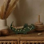 Lampa Little Lights Krokodyl PAPKIN GREEN/Little Lights