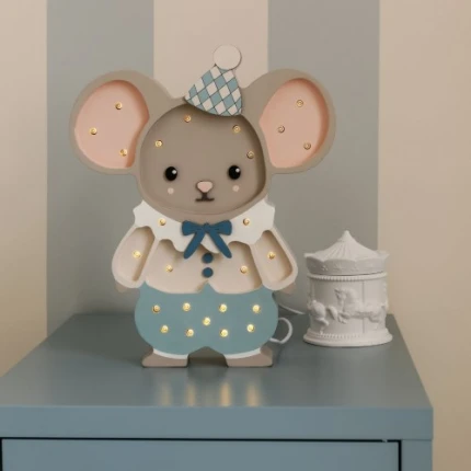 Lampa Little Lights Myszka Felix - Cloudy Blue / Little Lights