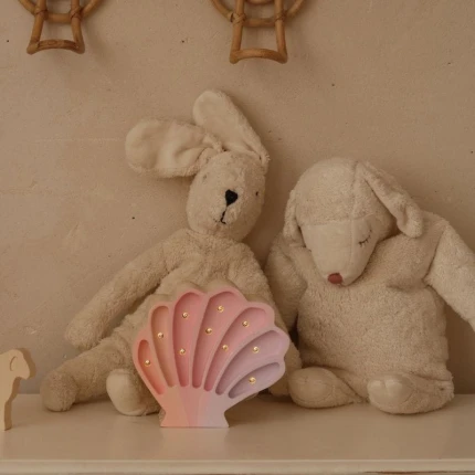 Lampa Little Lights Seashell - Mermaids Pink / Little Lights