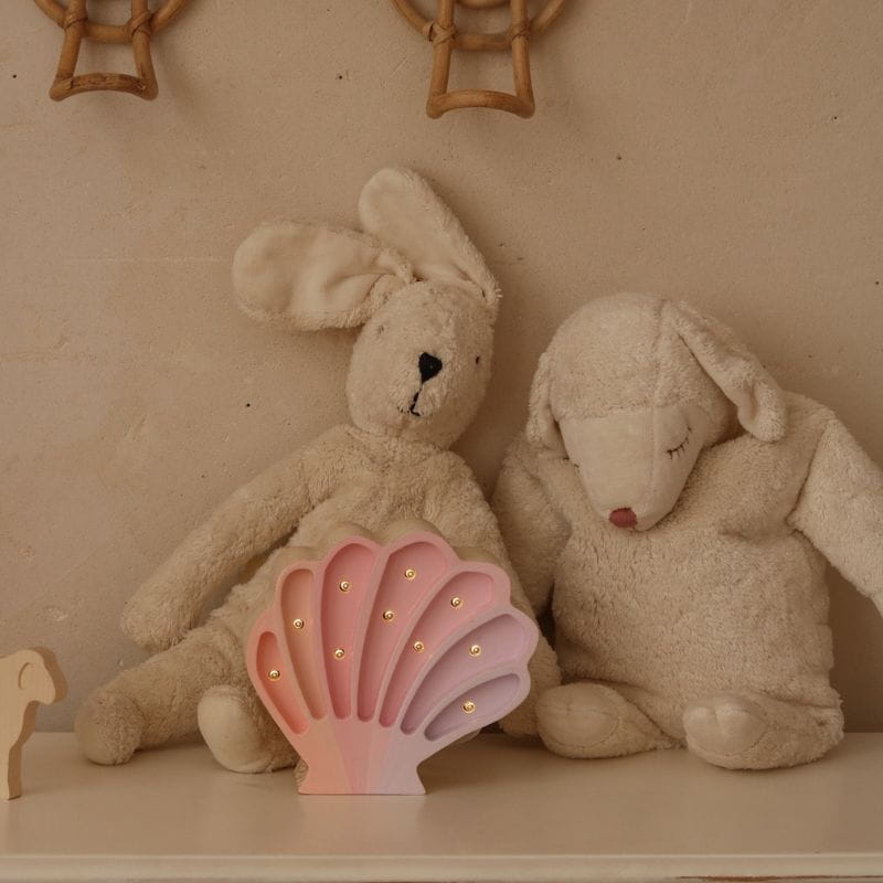 Lampa Little Lights Seashell - Mermaids Pink / Little Lights