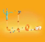 USZKODZONE OPAKOWANIE: Dmuchawa do piłek Air Toobz Akcesoria Wiatrak / Fat Brain Toys