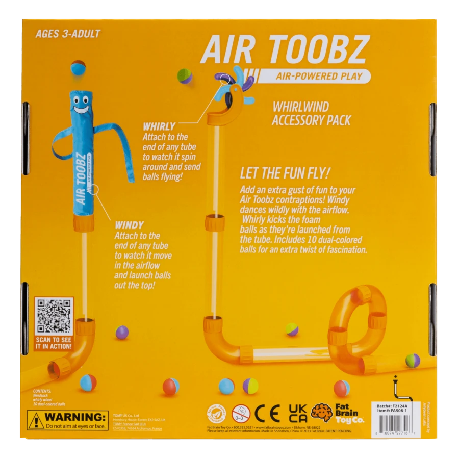 USZKODZONE OPAKOWANIE: Dmuchawa do piłek Air Toobz Akcesoria Wiatrak / Fat Brain Toys