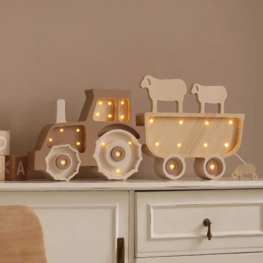 Lampa Little Lights Traktor Coffee Cream / Little Lights