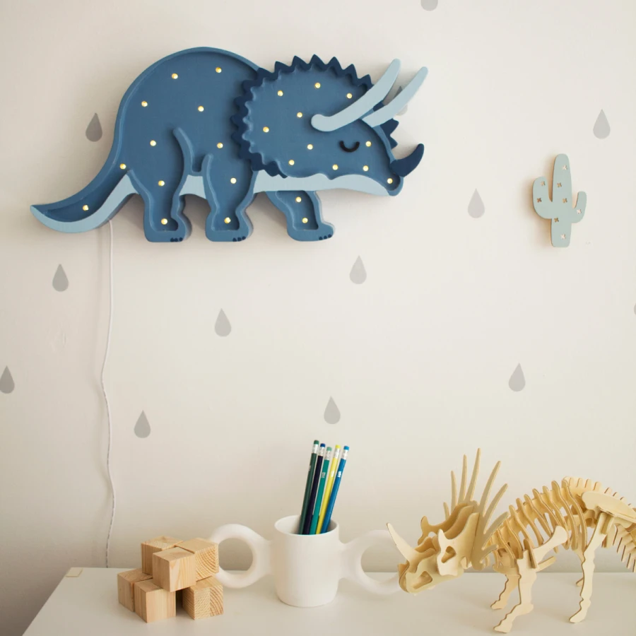 Lampa Little Lights Triceratops JURASSIC NAVY / Little Lights