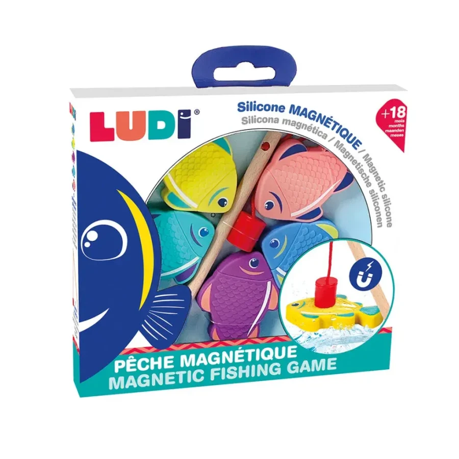 Silikonowe rybki do łowienia na magnes / LUDI