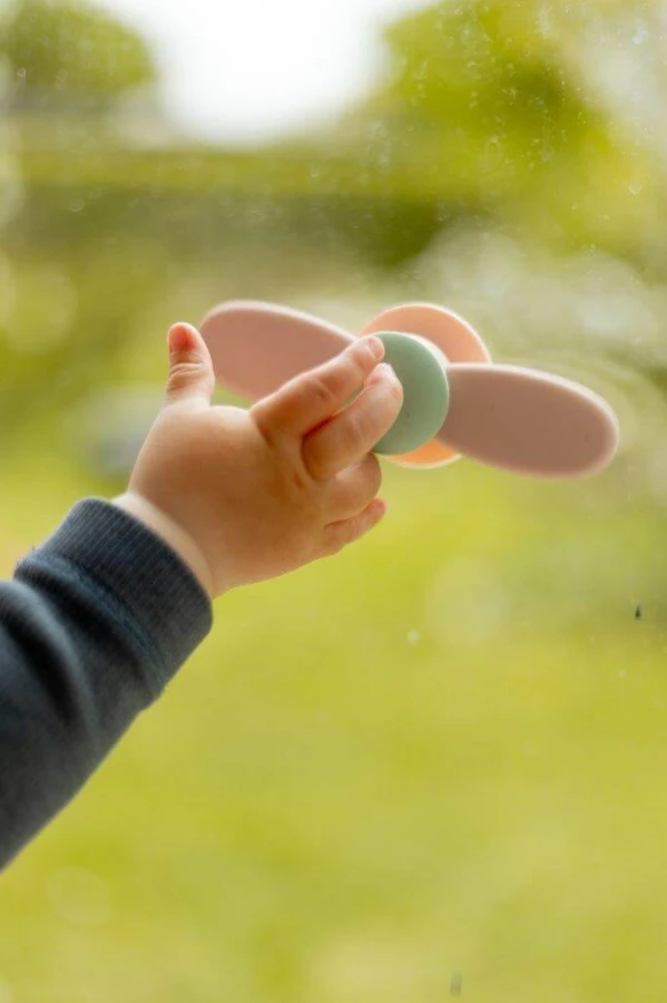 Silikonowe spinnery z przyssawką 3szt. - beige / Vanilla Copenhagen