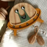 Lampa Little Lights Ufo Mustard Wood / Little Lights