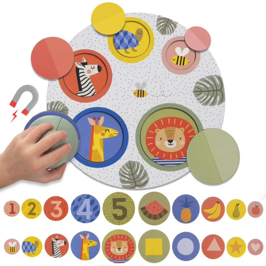 Puzzle Magnetyczne A KUKU / Taf Toys