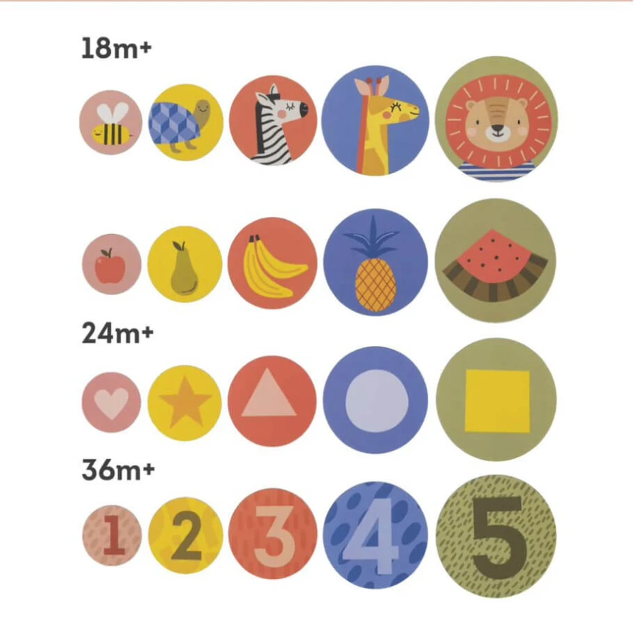 Puzzle Magnetyczne A KUKU / Taf Toys