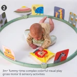 Trening na brzuszku - obręcz rozwojowa 2w1 / Taf Toys