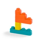Miękkie klocki sensoryczne z WAGONIKAMI - Buildin’ Squishies / B.Toys