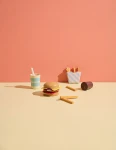 Drewniany zestaw „menu hamburgerowe” / Kids Concept