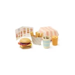 Drewniany zestaw „menu hamburgerowe” / Kids Concept