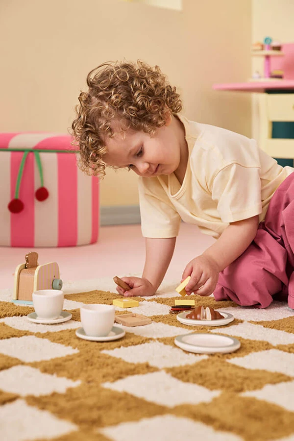 Drewniany mini zestaw śniadaniowy / Kids Concept