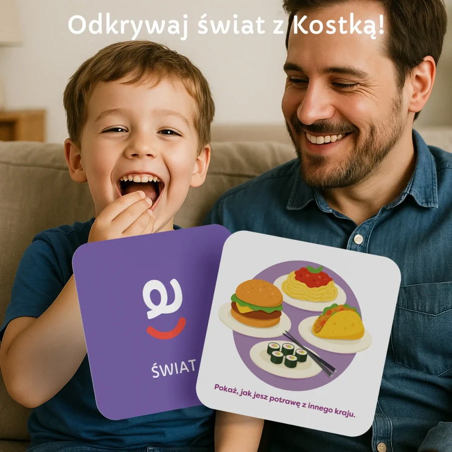 Karty do kostki aktywności - szalona zabawa 2+ / rozwojowa mama