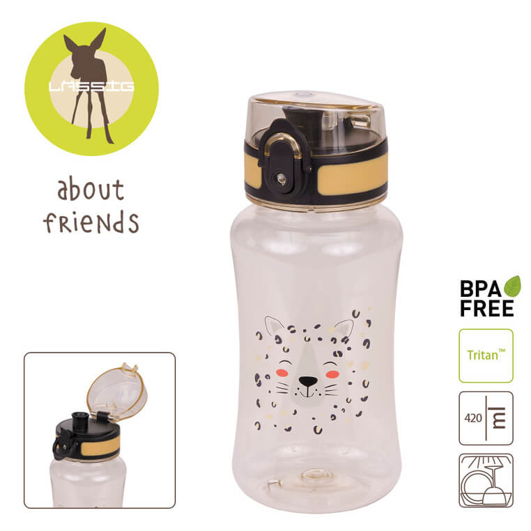 Butelka, bidon tritanowy About Friends - Lampart, 420ml / Lassig