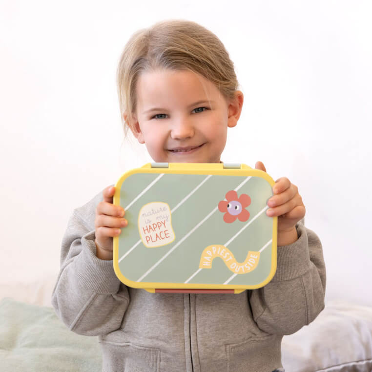 Lunchbox Bento z przegródkami Happy Trails Flower / Lassig